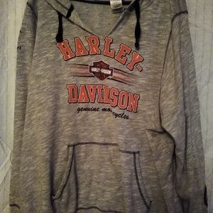 Bruce Rossmeyers Daytona Harley Davidson Grey Hoodie Sweatshirt 3X